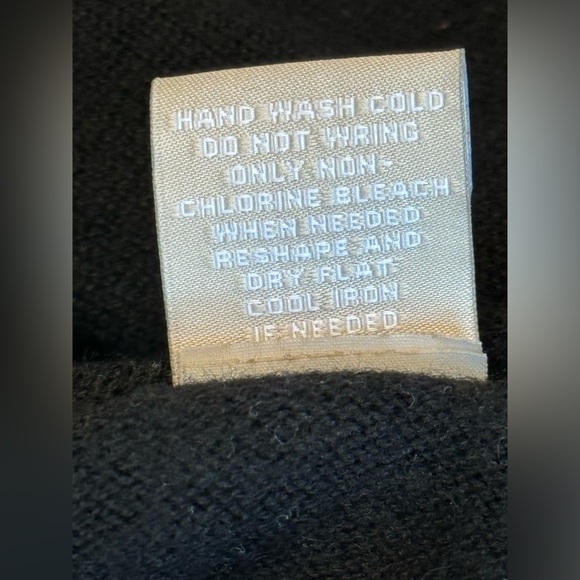 Philosophy Republic Hi-Low Scoop Neck Tunic Sweater – Black – Size M - Picture 11 of 11